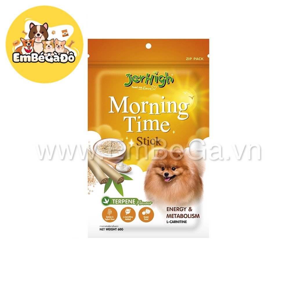 [SNACK CHUYÊN THEO NGÀY VÀ ĐÊM ] SNACK JERHIGH MORNING TIME BED TIME 60GR