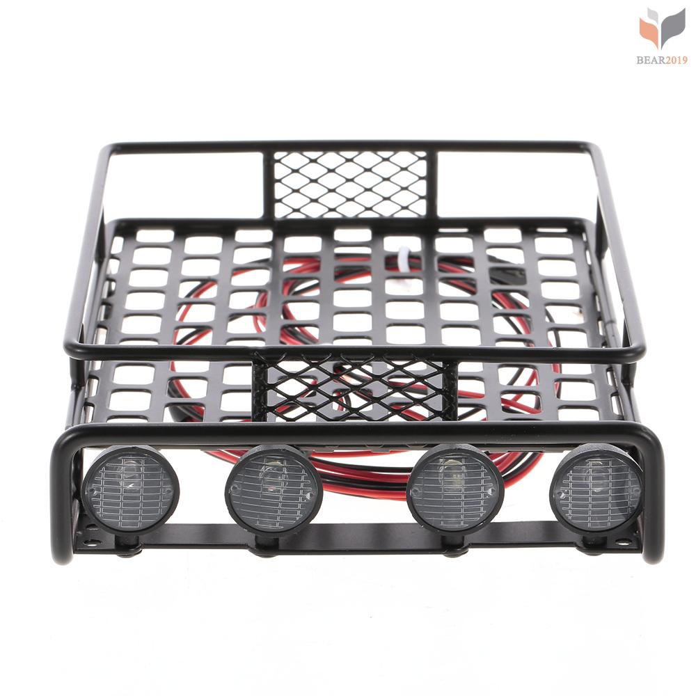 Giá Đỡ Hành Lý Có Phụ Kiện Cho Xe 1/10 Rc Axial Scx10 D90 110 Traxxas Trx-4 Tamiya Hsp