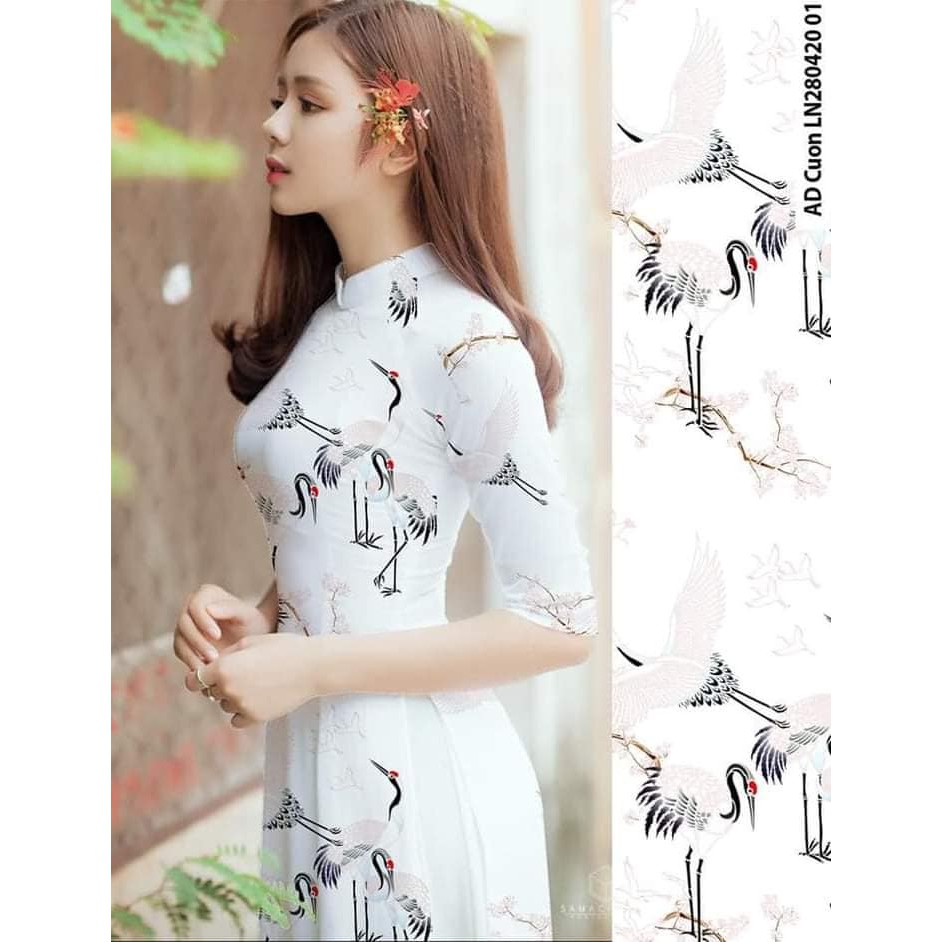 ÁO DÀI MAY SẴN  CỔ 2P VÀ CỔ TRÒN