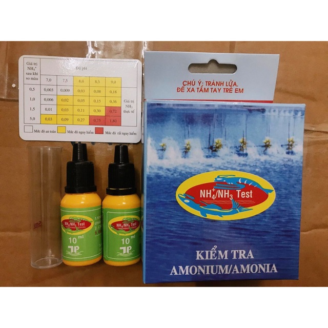 DUNG DỊCH KIỂM TRA NH3 và NH4 - AMONIA & AMONIUM TEST KIT