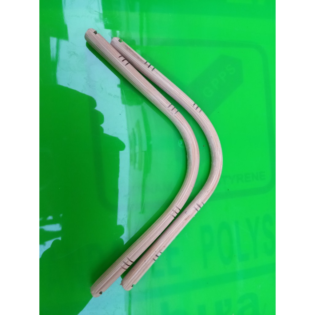 Combo 2 cầu góc tre cho lồng vuông chào mào, yến hót