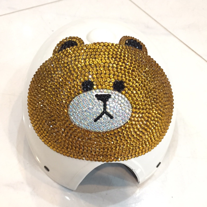 Nón thể thao đính hột đá có lỗ cột tóc