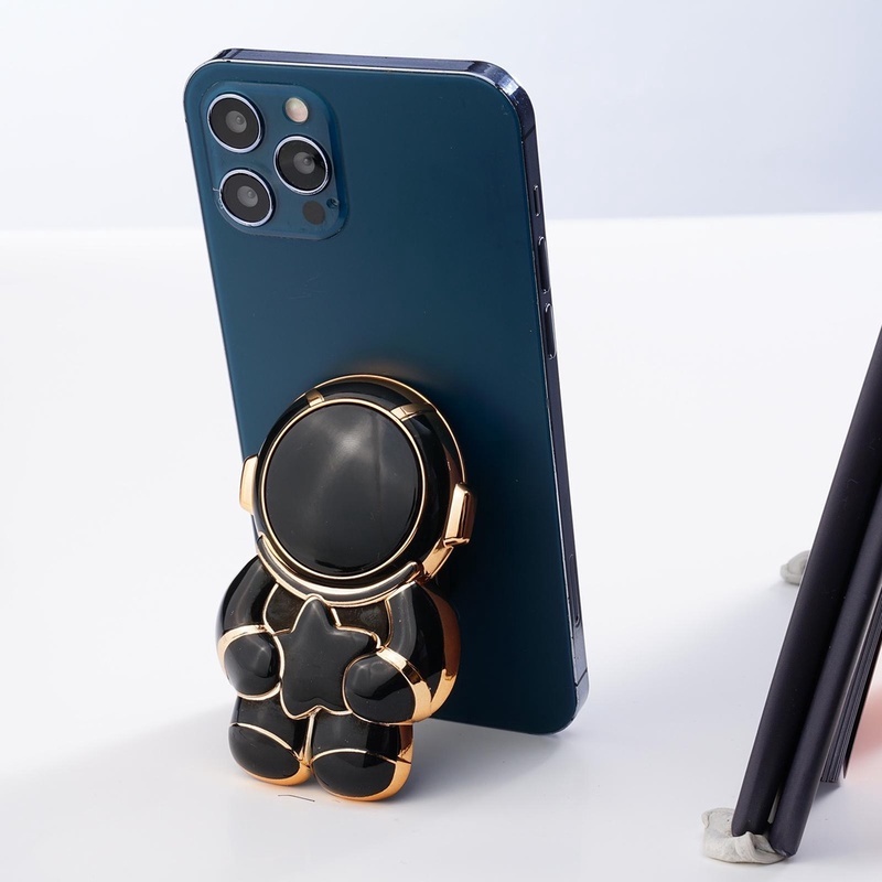 Giá Đỡ Điện Thoại / Máy Tính Bảng 6D Hình Phi Hành Gia Hoạt Hình Có Thể Gập Lại