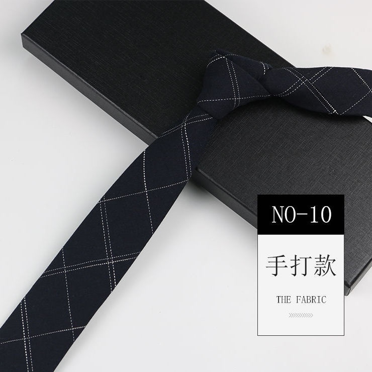 Cà Vạt Bản Hẹp 6cm Màu Đen / Xám / Trắng Thời Trang Lịch Lãm Cho Nam