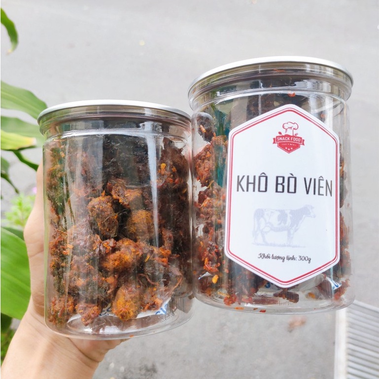 Giá Sỉ - KHÔ BÒ VIÊN HỒNG NGỰ 300gr - Ship Hỏa Tốc Hà Nội