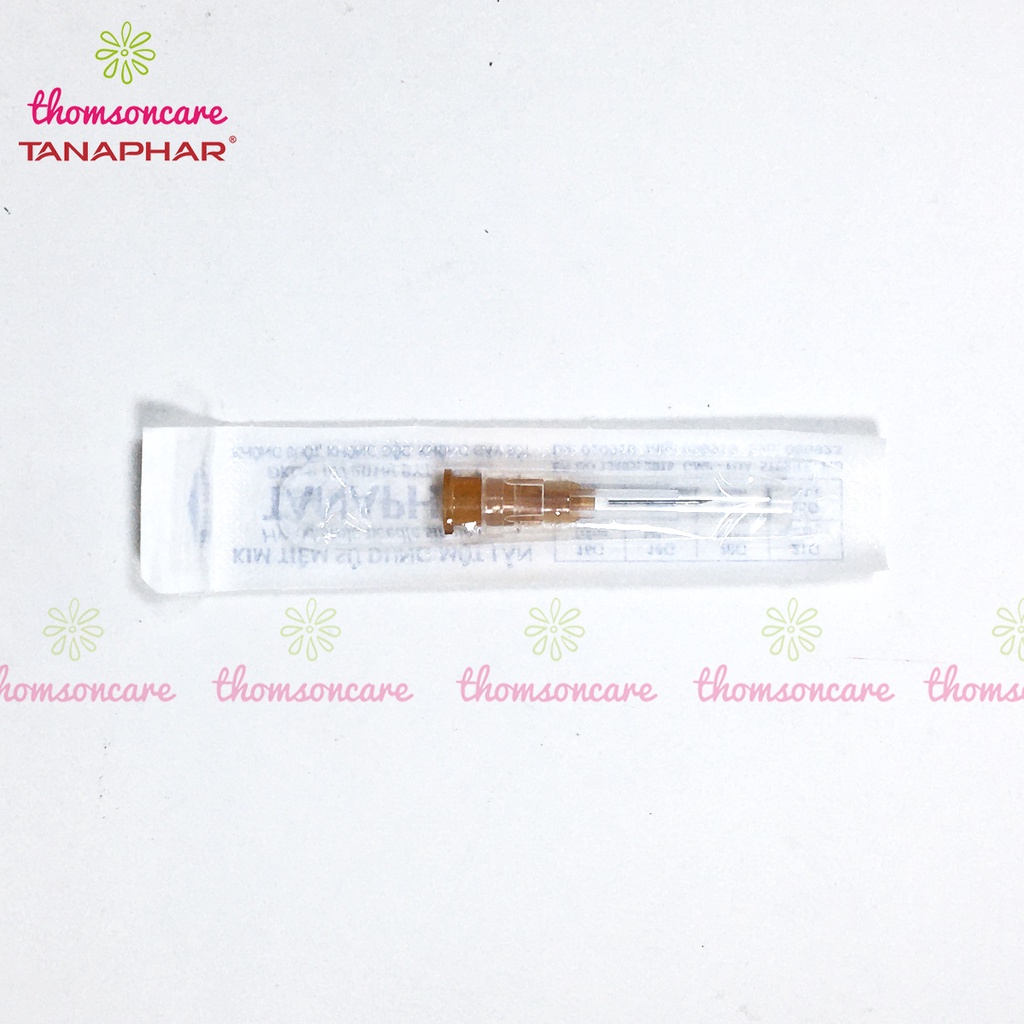 Hộp 100 Kim tiêm Tanaphar đủ các loại 18G; 20G; 23G; 25G; 26G - tiêu chuẩn Châu Âu, tiệt trùng