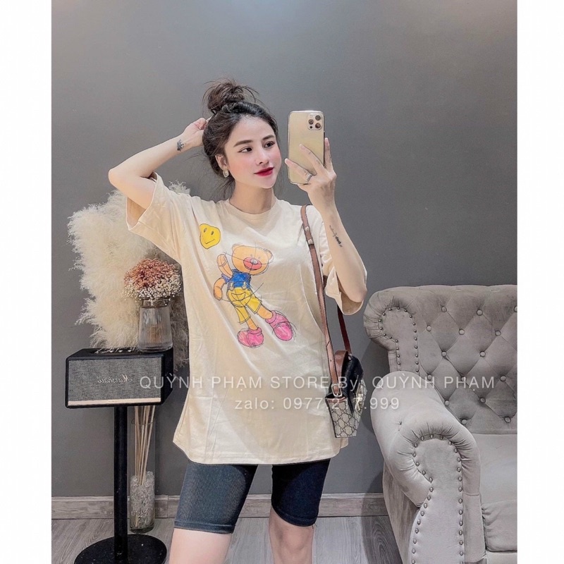 Set bộ áo form rộng quần ngố siêu mát hàng Cao Cấp-The1997