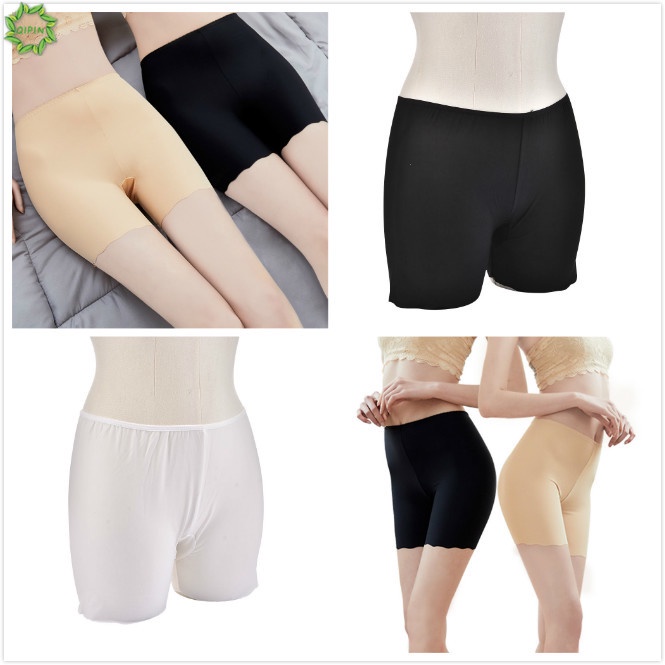 Quần Lót Legging Ngắn Lưng Cao Không Đường May Chất Liệu Mềm Mại Co Giãn Thời Trang Quyến Rũ Cho Nữ