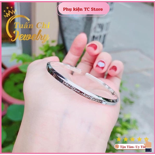 Lắc Tay Nữ HÀNG CAO CẤP Vòng Tay Bạc Nữ Thiết Kế Hiện Đại, Cá Tính, Khắc Tên Ý Nghĩa