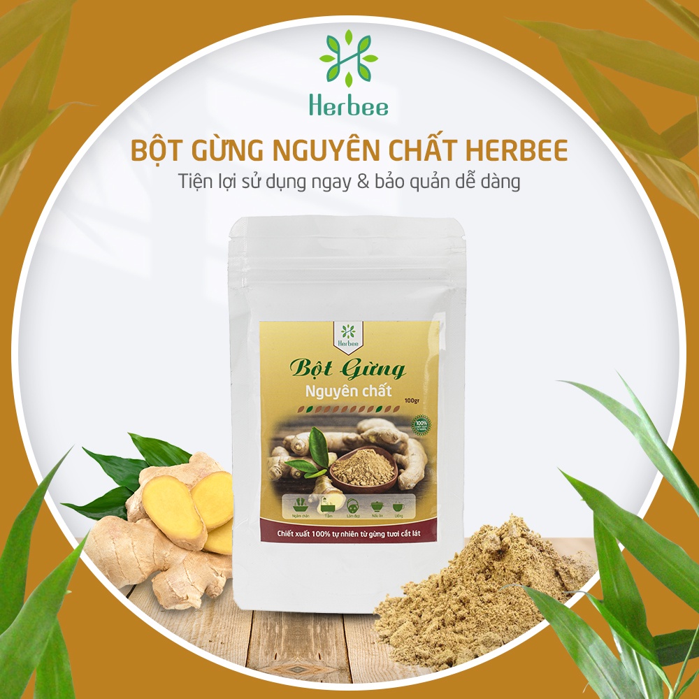 Bột Gừng Nguyên Chất Herbee