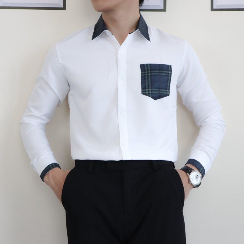 Áo sơ mi nam họa tiết trẻ trung năng động hot nhất 2020