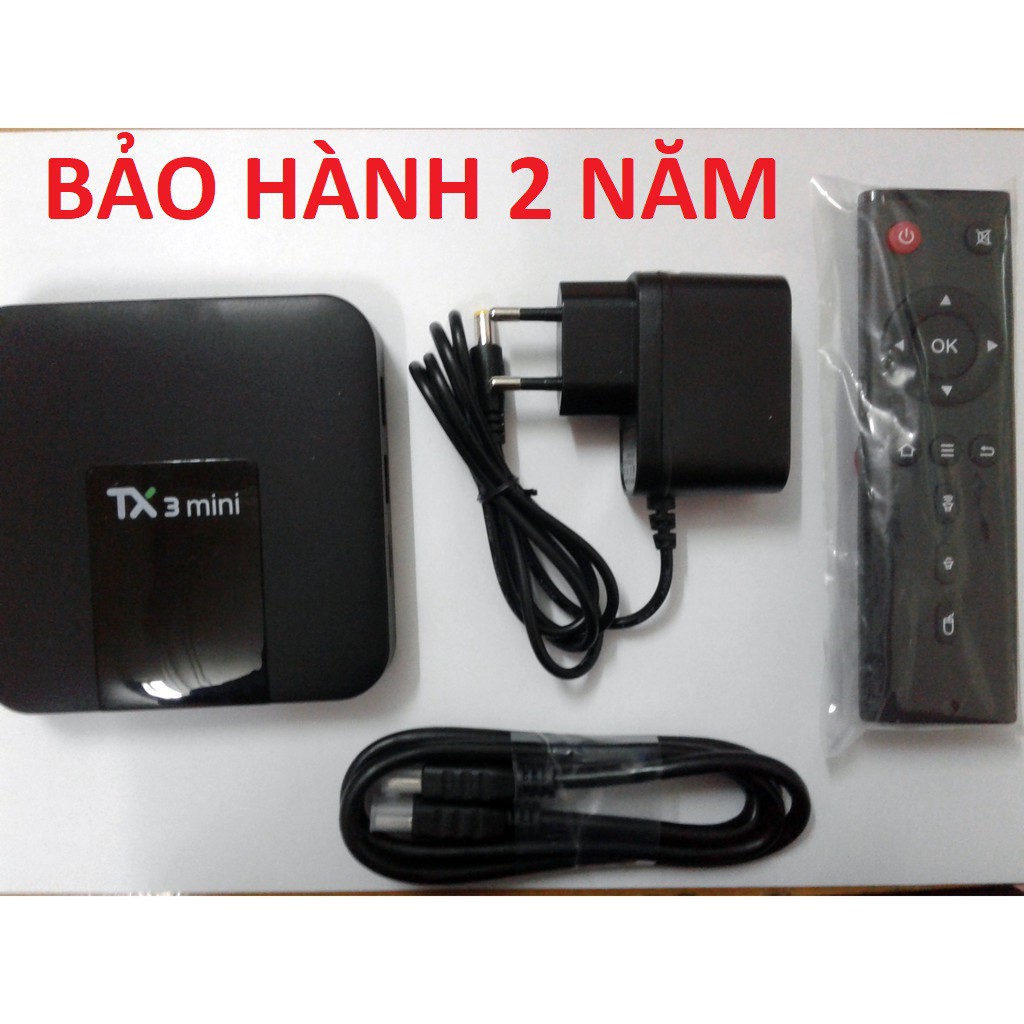 ANDROID TIVI BOX TX3 MINI S905W RAM 2GB/16GB ANDROID BOX XEM TIVI ROM ATV ANDROID 9 CHÍNH HÃNG TANIX