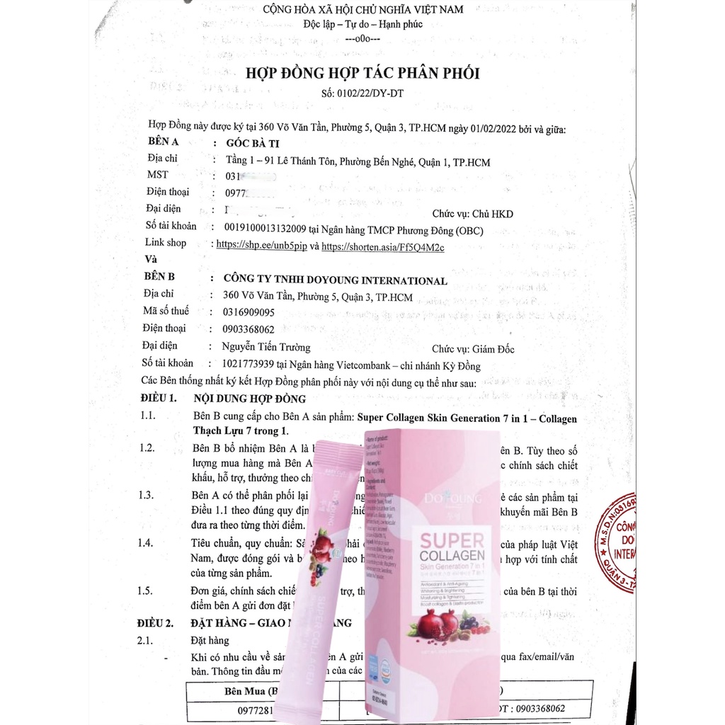 - THẠCH COLLAGEN DOYOUNG