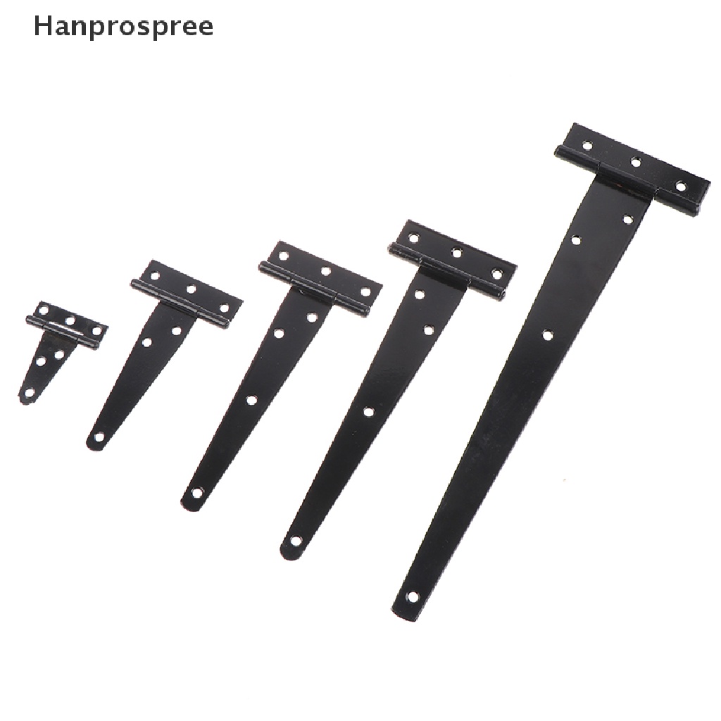 Hanprospree &gt; Bản Lề Cửa Tủ Cứng Hình Chữ T Sơn Đen