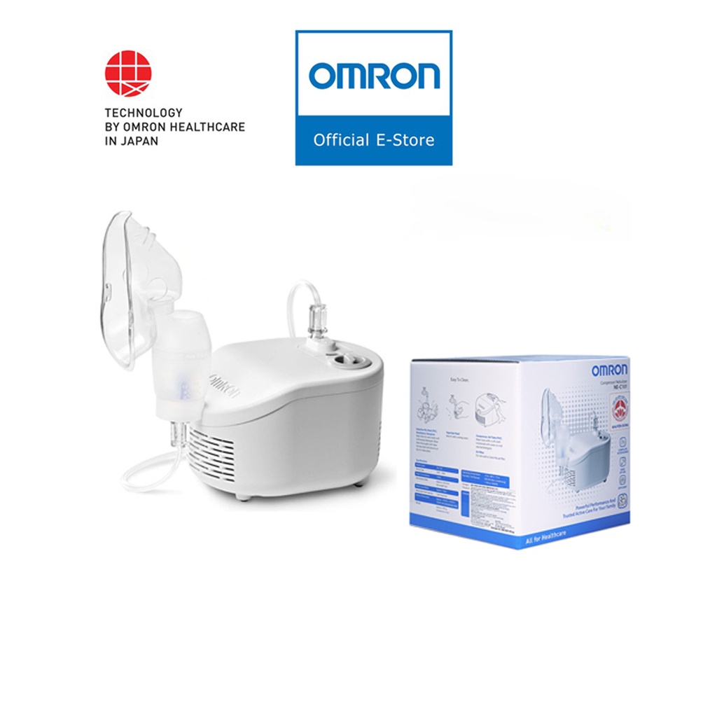 Máy Xông Khí Dung , Xông Mũi Họng Omron NE-C101 | Thương Hiệu Nhật Bản - Bảo Hành 2 Năm