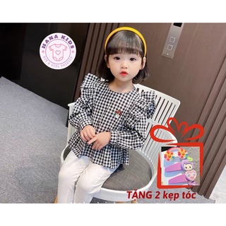Set áo babydoll cho bé gái, bộ đồ dài tay cho bé gái 12-22kg