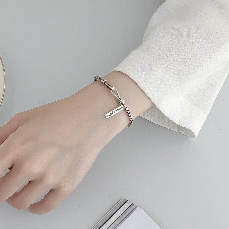 Lắc tay bạc nữ ,lắc tay bạc ý s925 thời trang hàn quốc cực xinh