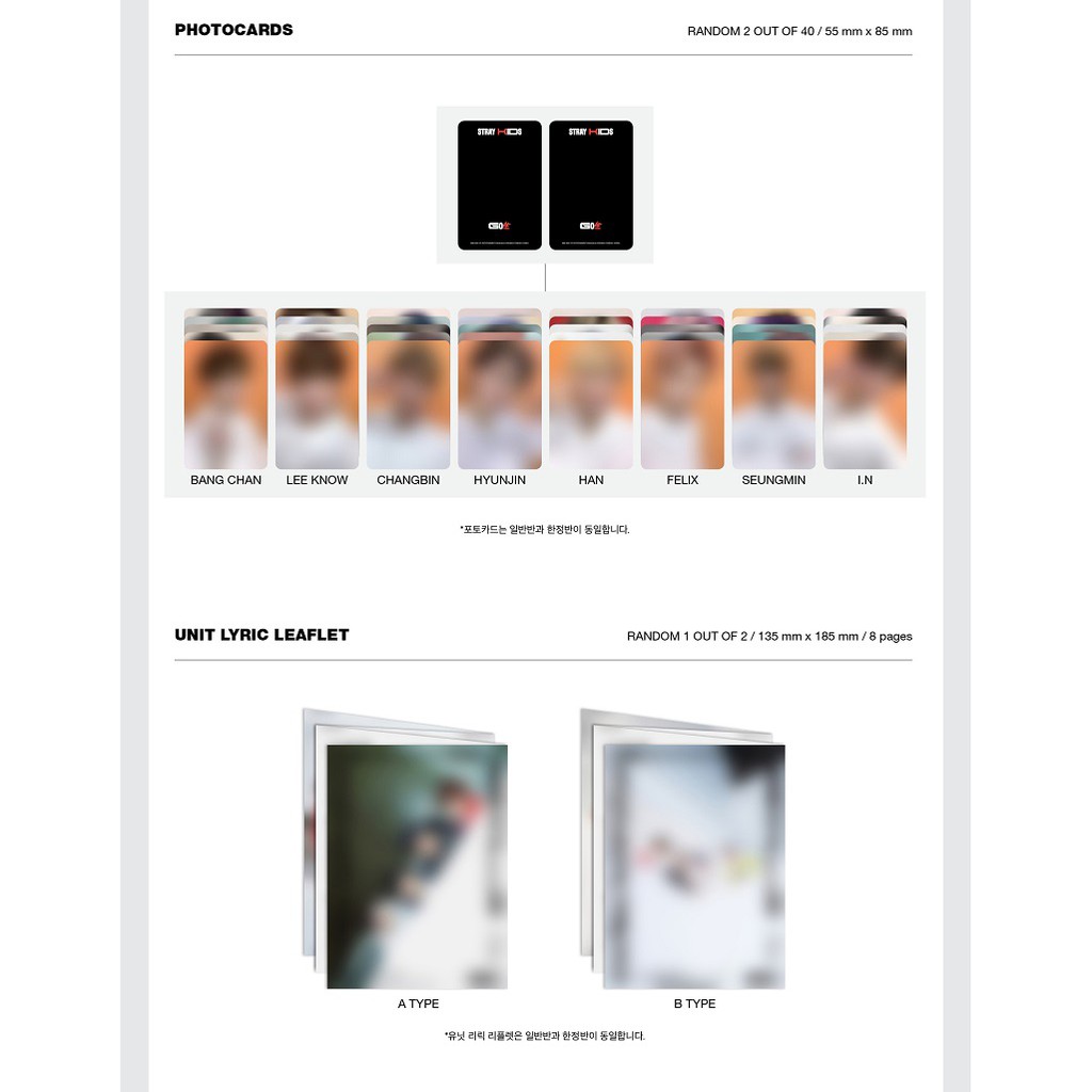 JYP Entertainment Stray Kids - Go Live Standard Version Random