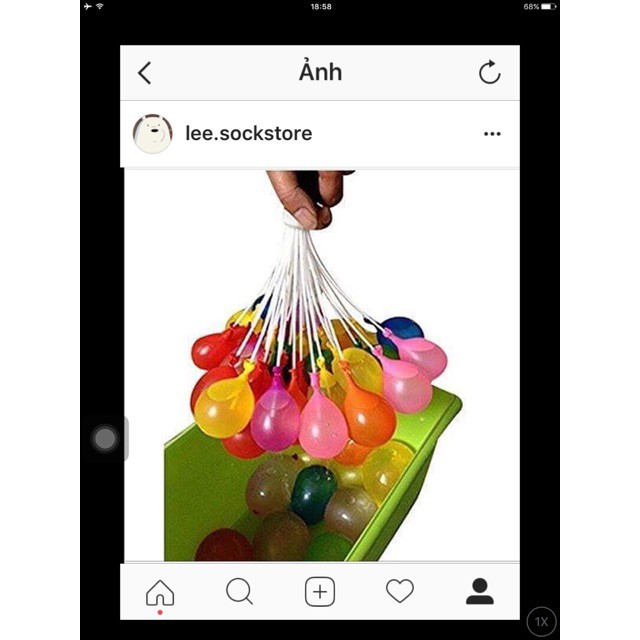 Bơm bóng nước Water Balloons  Tben