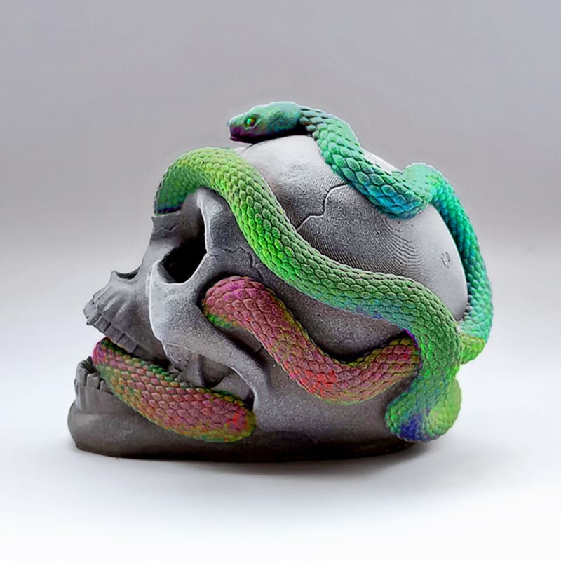 Khuôn Silicone Làm Bánh Hình Đầu Lâu 3D DIY