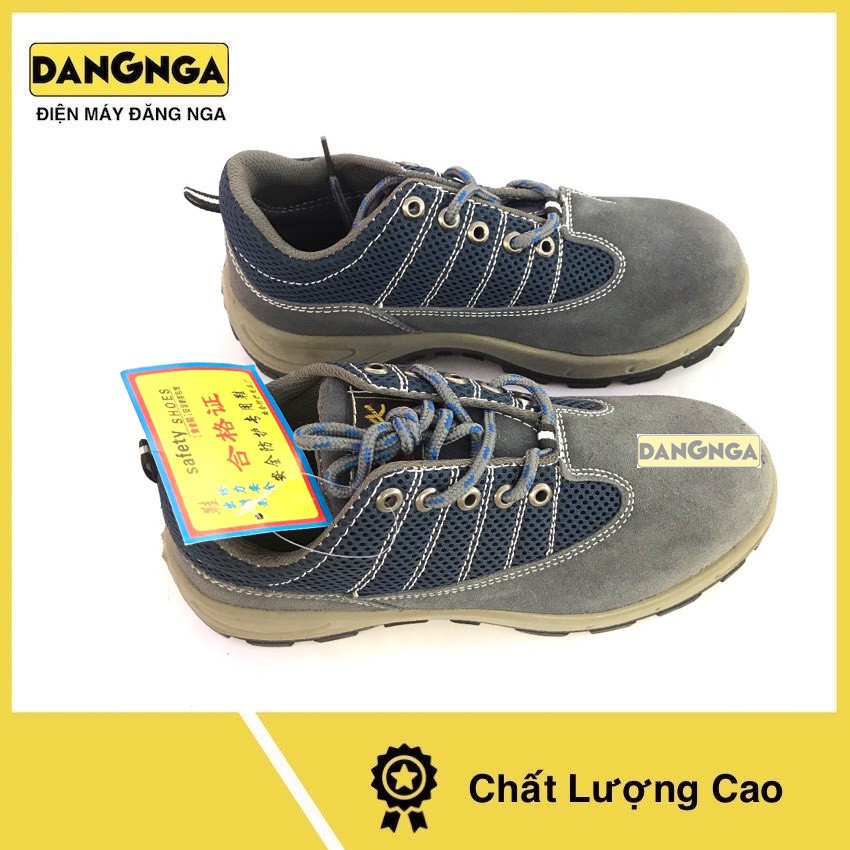 Giầy Bảo Hộ, Giầy Chống Đinh Xanh.