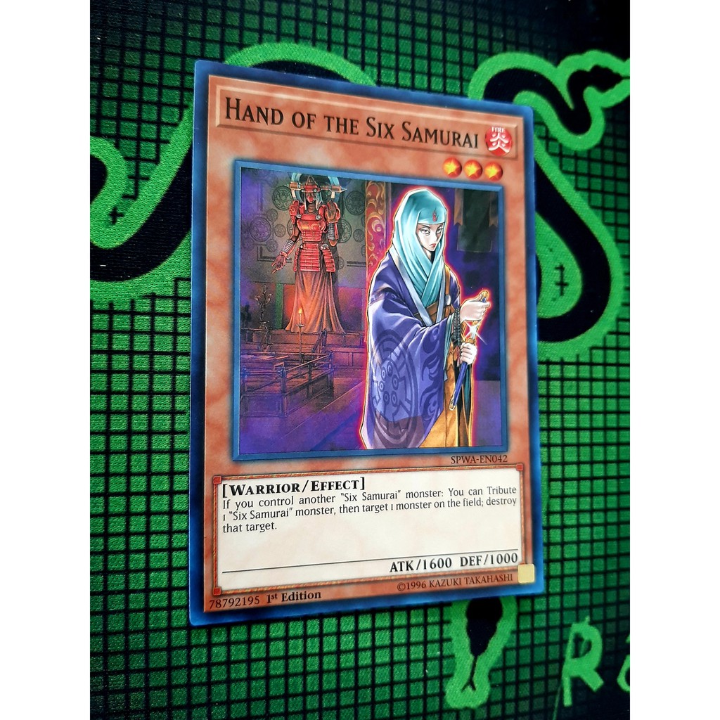 THẺ BÀI YUGIOH Monster - Hand of the Six Samurai - SPWA-EN042 - Super Rare 1st Edition