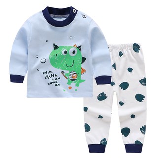 Bộ Cotton 2 Lớp Cổ 3 Phân Cho Bé Trai Gái