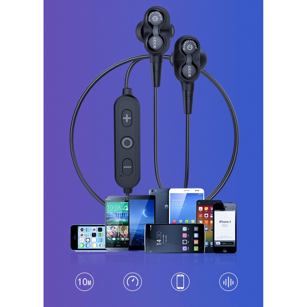 Cao Cấp - Tai Nghe Bluetooth Âm Thanh Vòm 8D KT2 Pro Bass 2019 Âm Thanh Siêu Hay, Nghe EDM Cực Phê