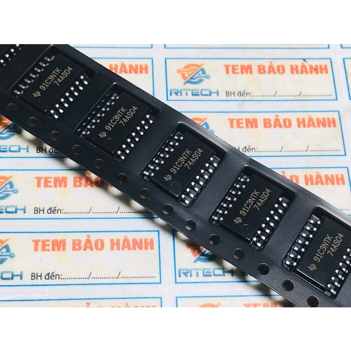 Combo 4 chiếc SN74AS04NSR 74AS04 IC chip SMD SOP-14