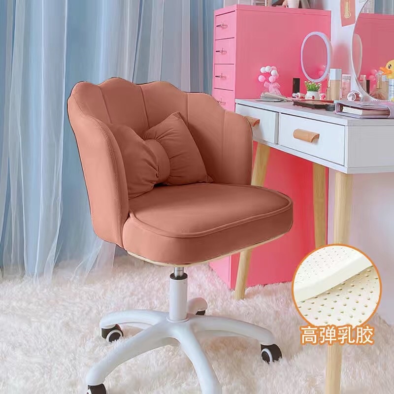 Ghế nơ  chân quay đệm cao su