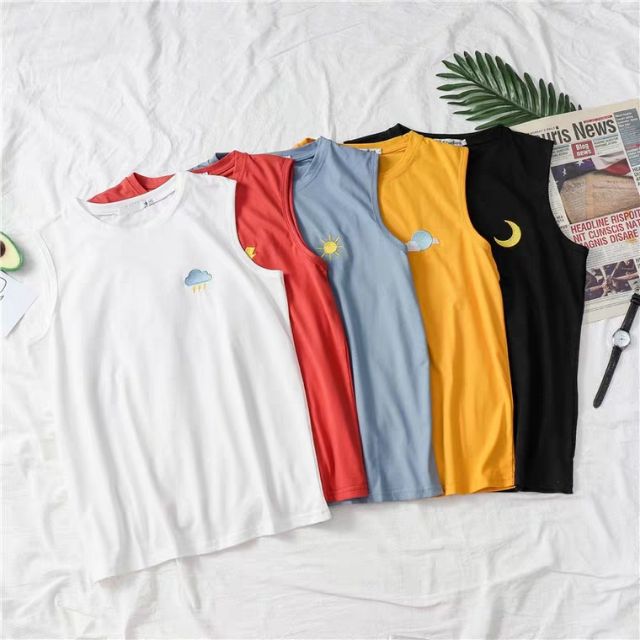 ÁO GYM TANK TOP UNISEX NAM NỮ THỜI TIẾT, ÁO BA LỖ