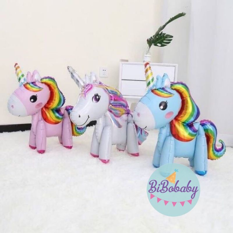 Bóng hình ngựa Pony 4D trang trí sinh nhật - BiBo baby