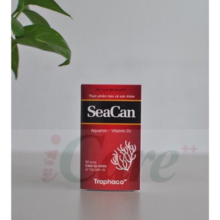 SEACAN SẢN PHẨM BỔ SUNG CANXI TƯ TẢO BIỂN ĐỎ TRAPHACO