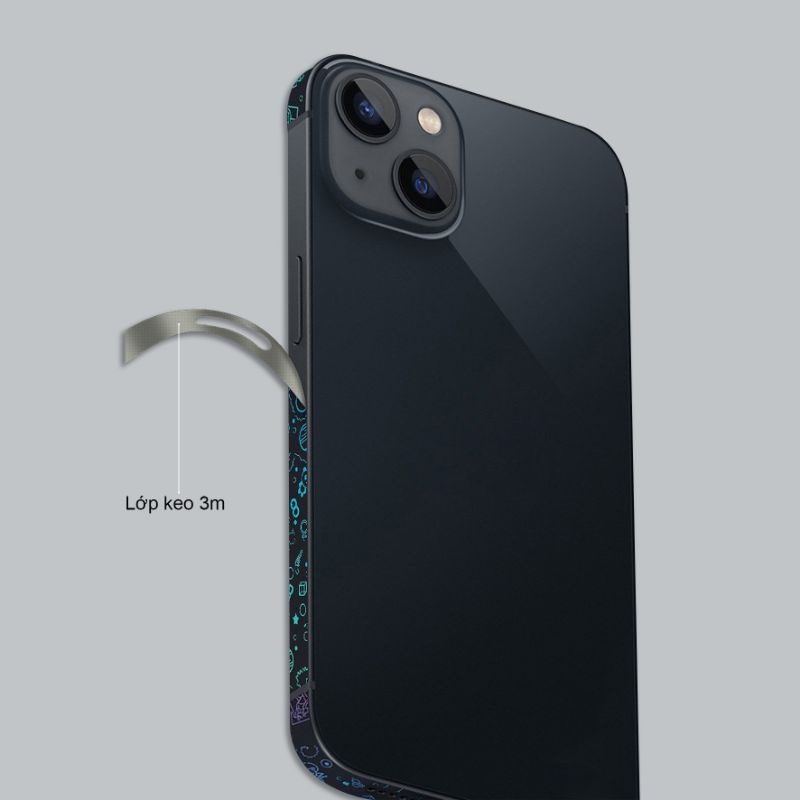 Miếng dán skin 3m viền in hình cho iPhone 12, 12 pro, 12 pro max, 12 mini theo yêu cầu