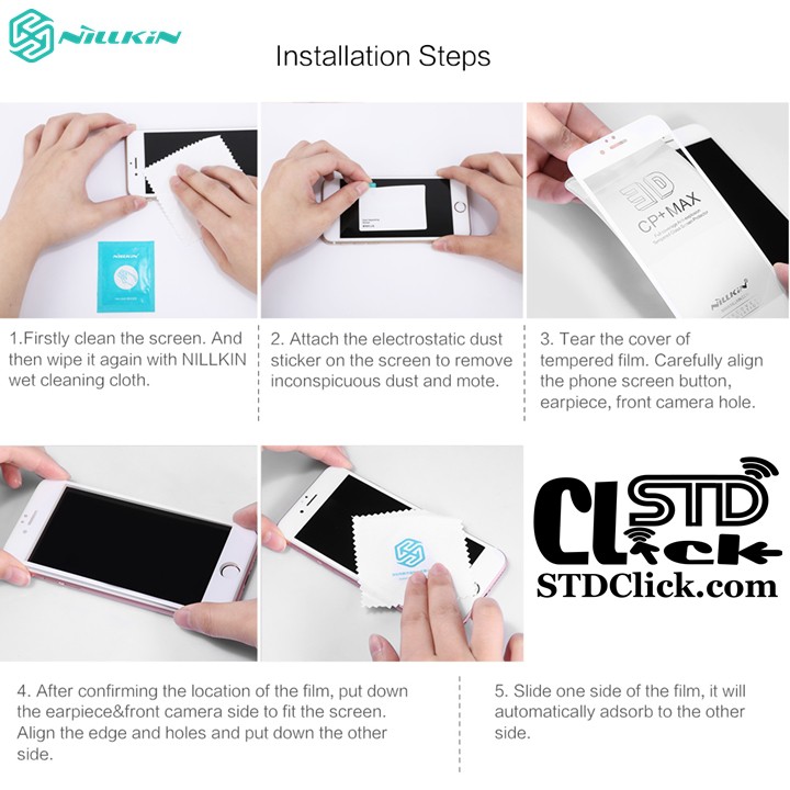 KÍNH CƯỜNG LỰC IPHONE 11 - 11 PRO - 11 PRO MAX NILLKIN 3D CP+MAX CÓ MÀNG LOA CHÍNH HÃNG