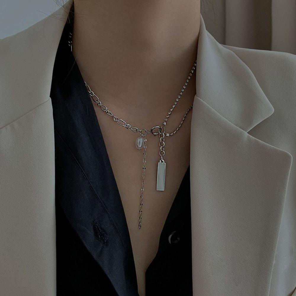 ANEMONE Vòng cổ Đính Đá Phong Cách Gothic Thời Trang Cho Nữ