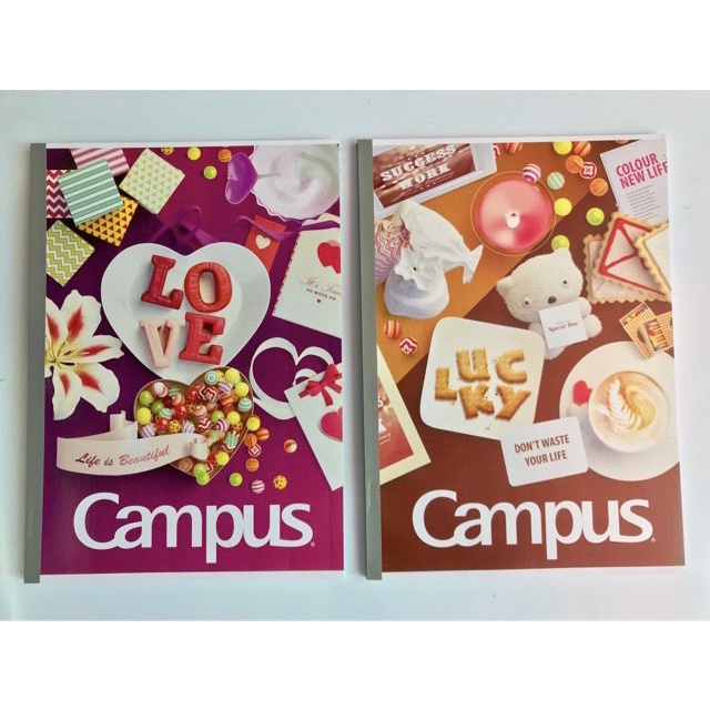 Vở kẻ ngang campus 120 trang gift (Lốc 10 quyển)