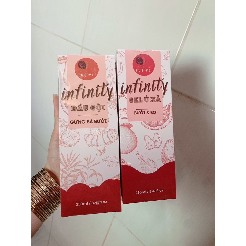 Combo Dầu gội - ủ xả tóc - xịt mọc tóc Tuệ Vi infinity