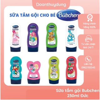 Sữa tắm gội cho bé - Sữa tắm cho trẻ sơ sinh Bubchen đủ hương 230ml nội địa Đức