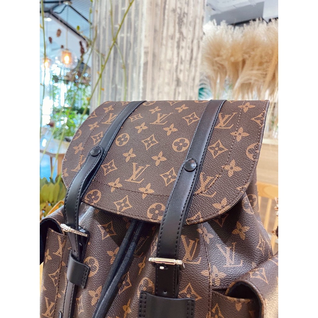 LOUIS VUITTON Ba Lô Thể Thao LV Chất Liệu Da Kích Cỡ Lớn Thời Trang Dành Cho Nữ
