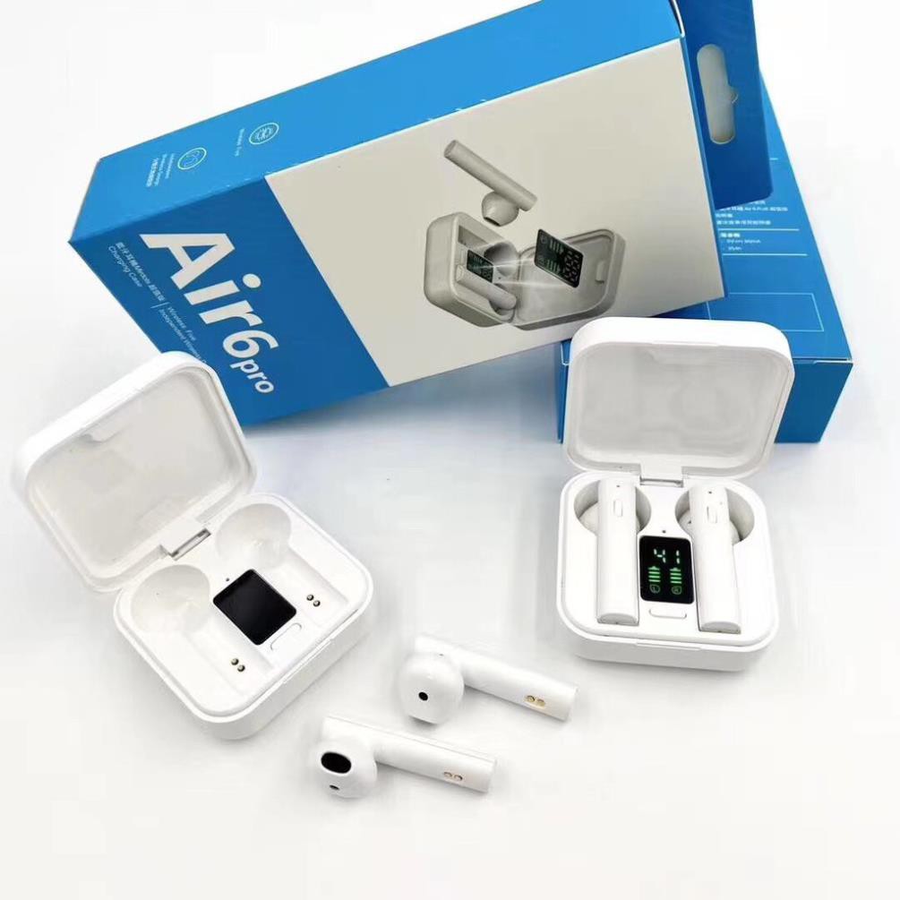 TAI NGHE BLUETOOTH AIR 6 PRO - CÓ LCD HIỂN THỊ PIN
