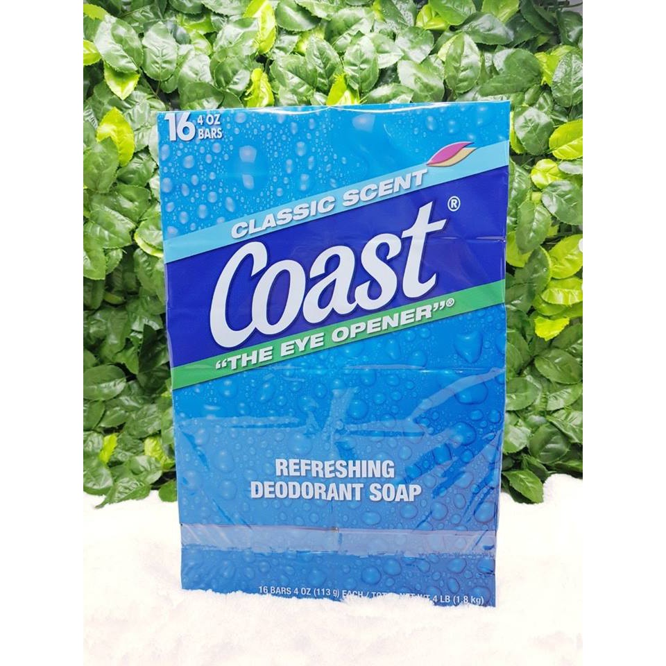 COMBO 8 BÁNH XÀ PHÒNG COAST CỤC CHÍNH HÃNG MỸ 113G