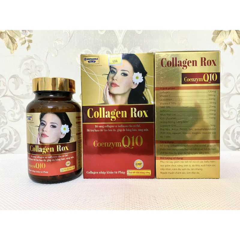 Viên uống Collagen Rox - Hộp 60 viên
