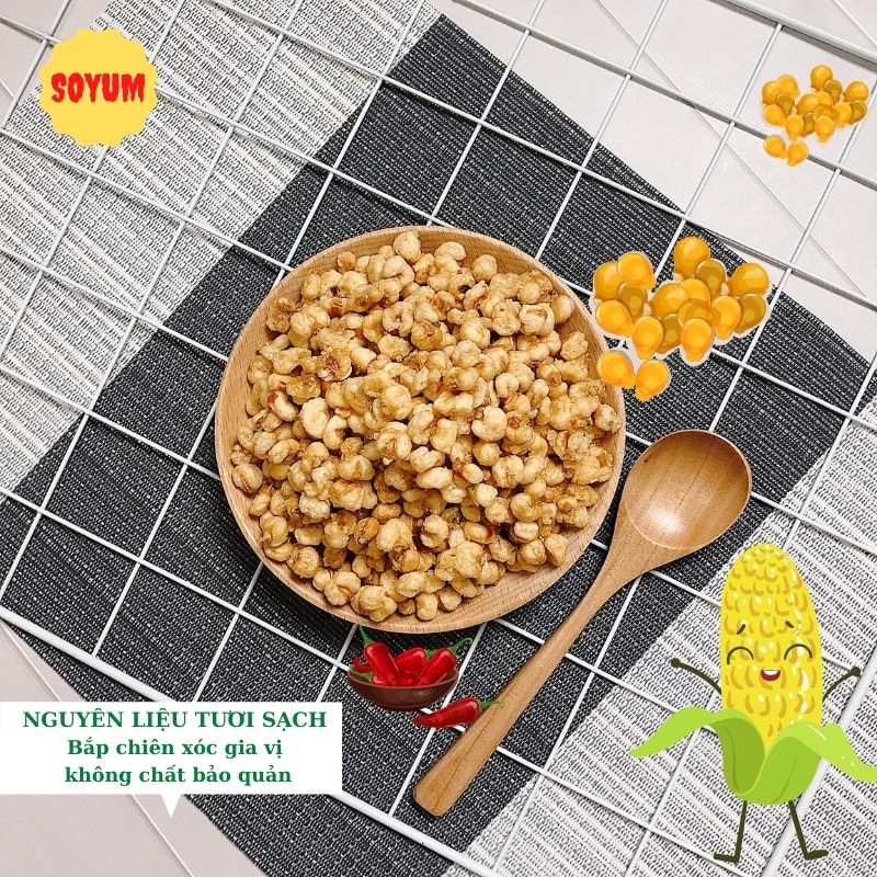 Ngô nếp sấy giòn 300g, bắp nếp Soyum vừa ngon vừa rẻ