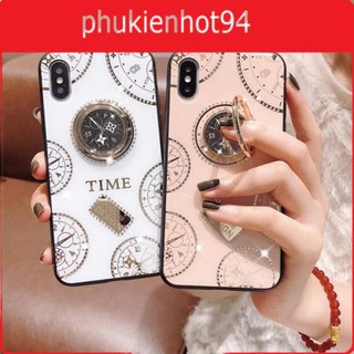 Ốp lưng time đính đá case iphone 6 6s 7 8 plus x xs max xr 11 pro max