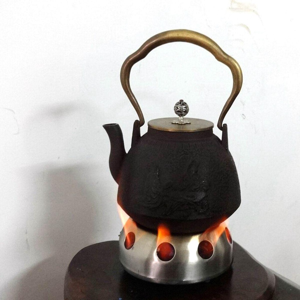 AUGUSTINA Đế Hâm Nóng Ấm Trà Bằng Thép Không Gỉ Kèm Giá Đỡ Tiện Dụng