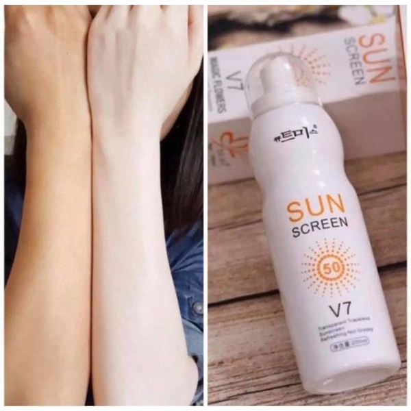 XỊT CHỐNG NẮNG V7 SPF50