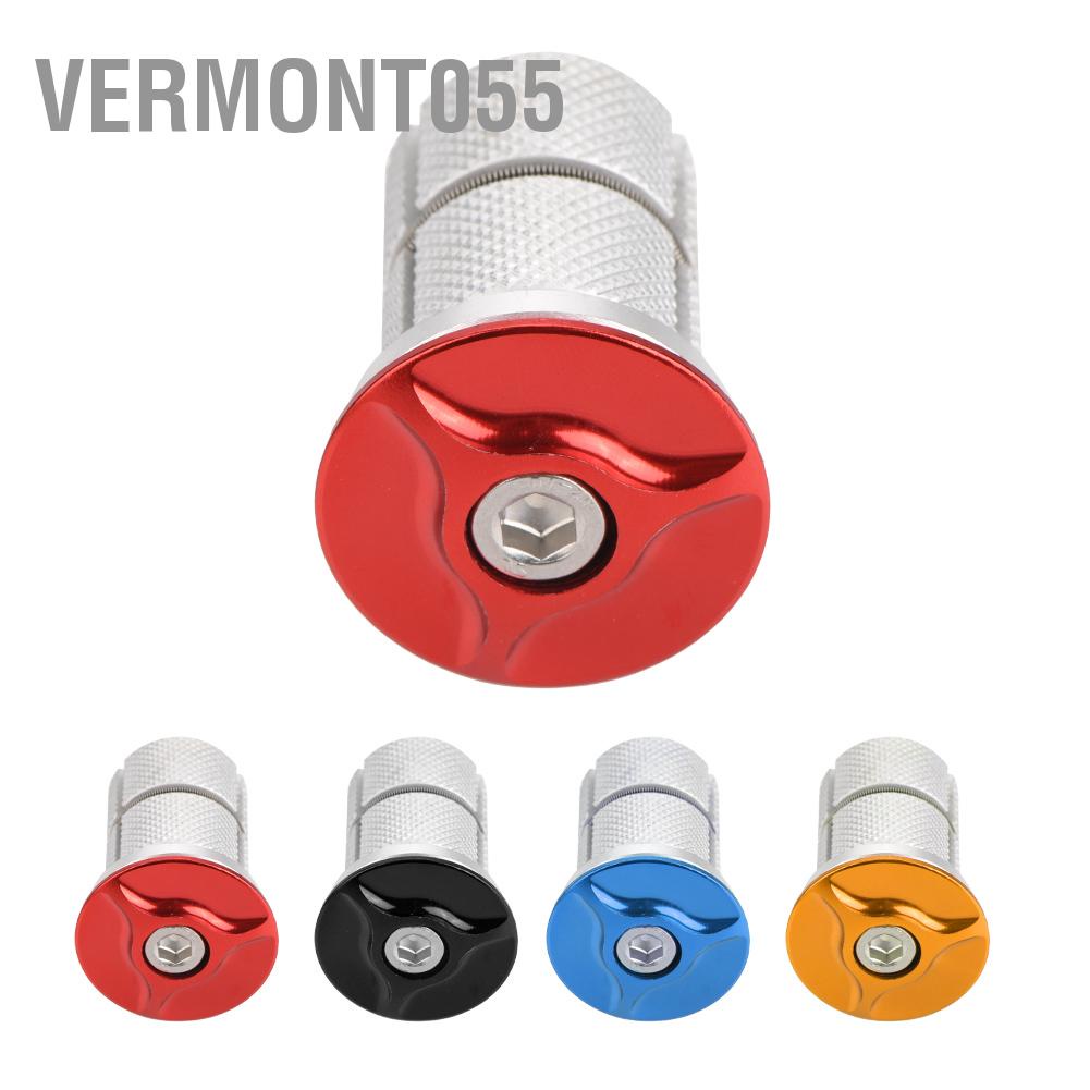 Vermont055 Aluminum Alloy Stem Headset Top Cap Bike Fork Expander Bung 1/1.25inch