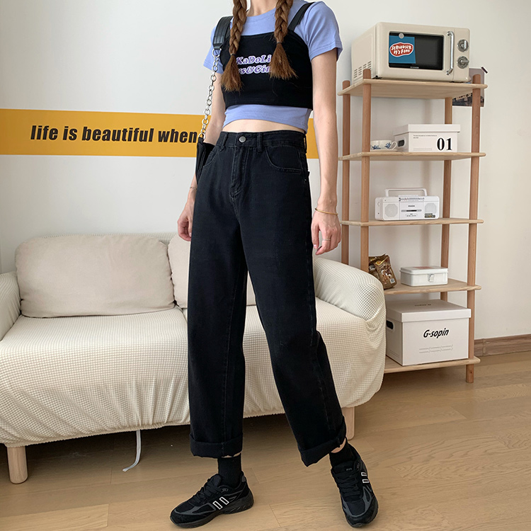  Quần Denim Lưng Cao Thiết Kế Đơn Giản Xinh Xắn 38762 | BigBuy360 - bigbuy360.vn
