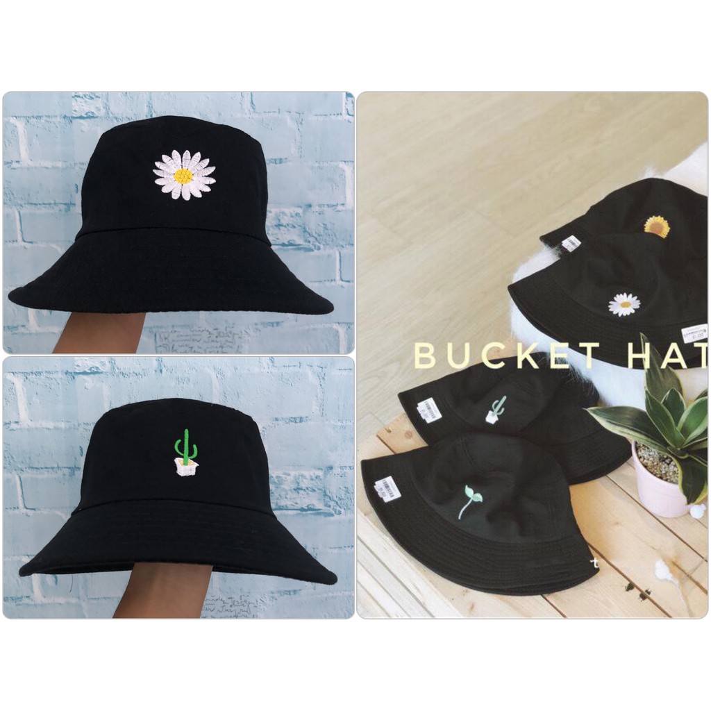 Mũ cúc buket - 1 mặt cho bé